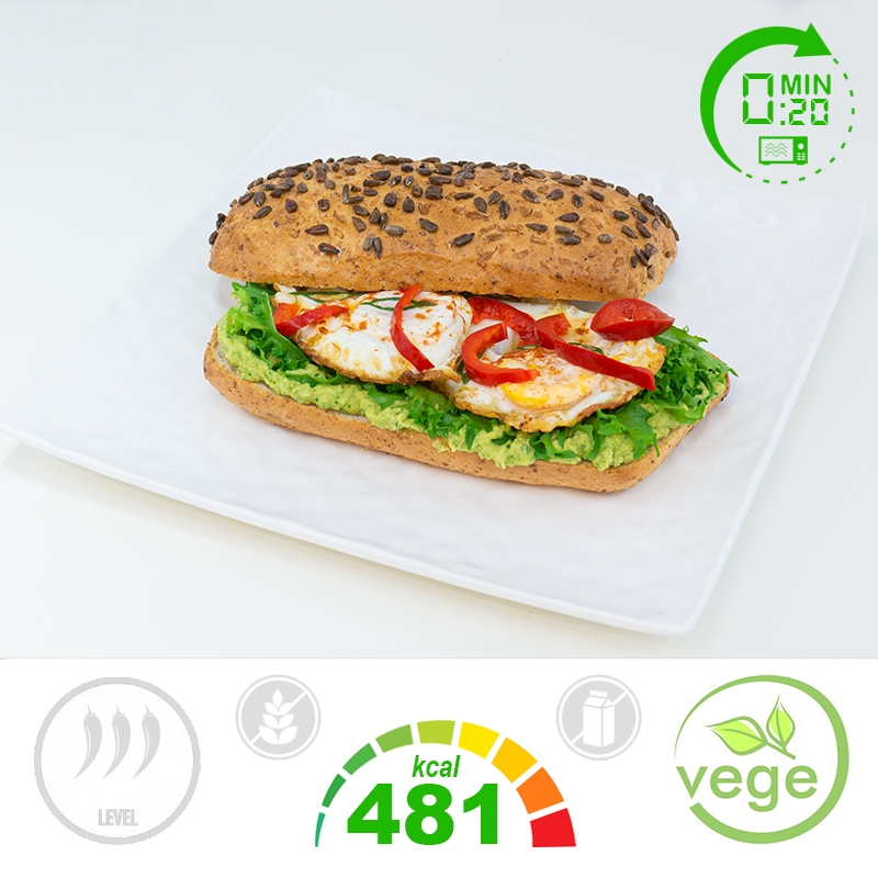 BUŁKA WEGE: z jajkami...